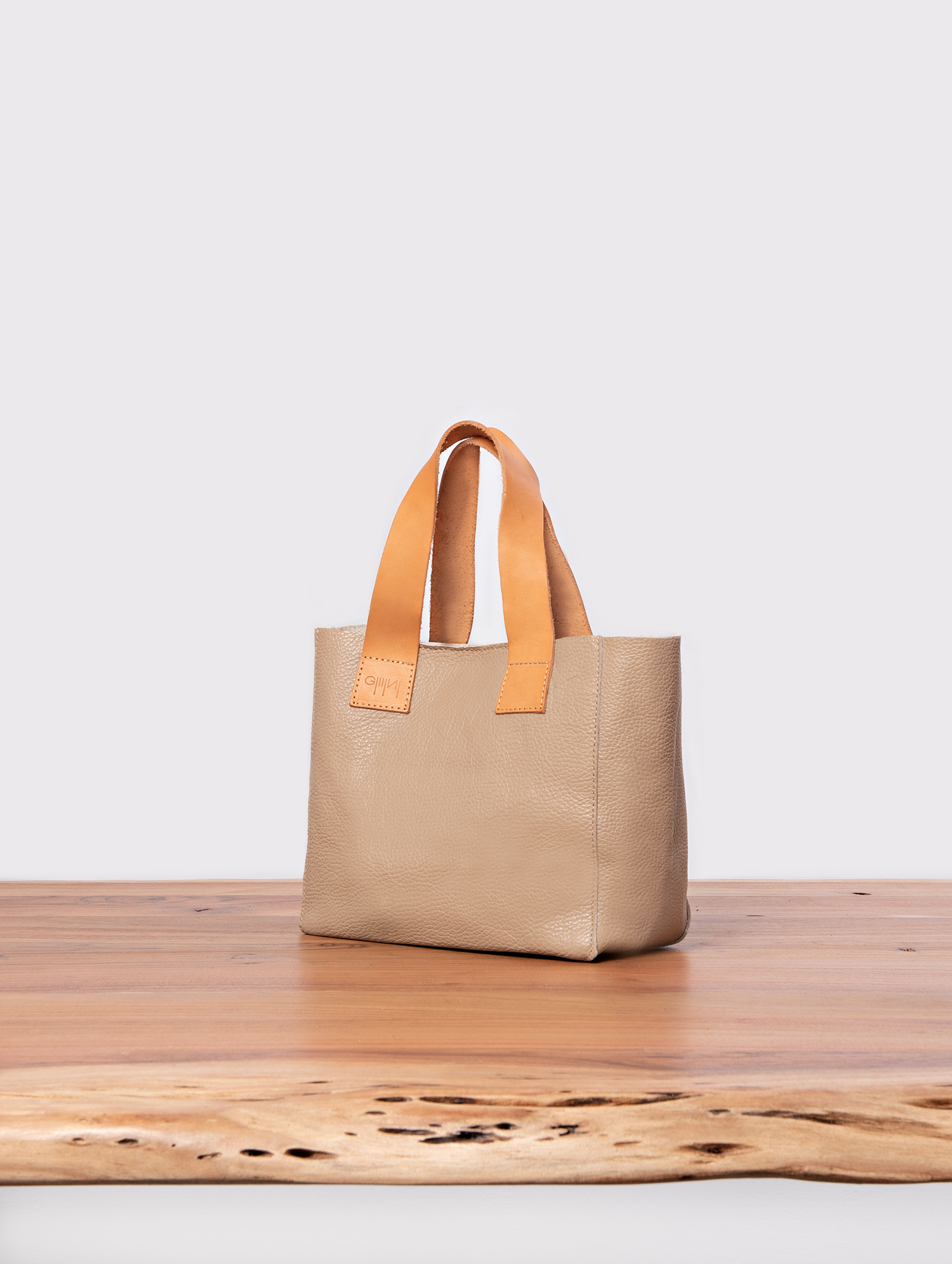 GEMINI | Ecrou Mini Tote | Gillini Hand Made Leather Bags - Tote ...